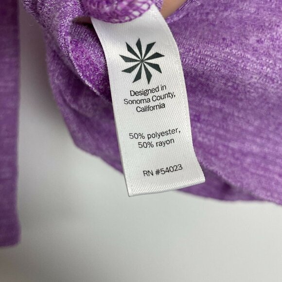 Athleta Long Sleeve Purple Workout Top Size Small - Picture 6 of 7